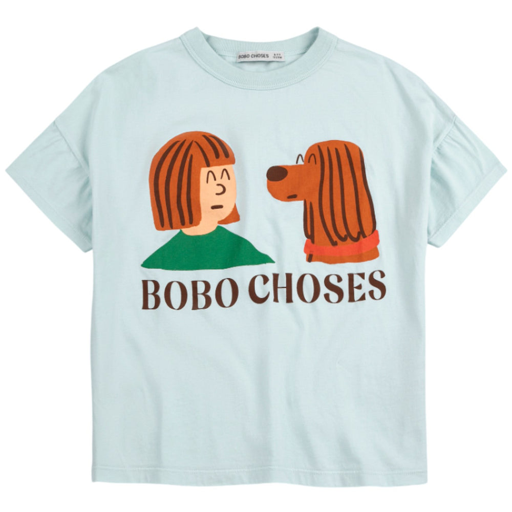 Køb Bobo Choses Light Blue Friends In A Pickle T-Shirt
