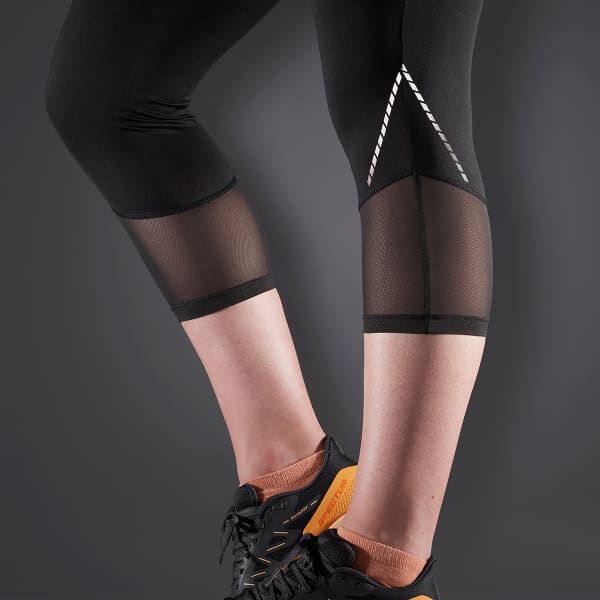 Collant trail SALOMON PANTS CROSS RUN 21'' TIGHT W BLACK