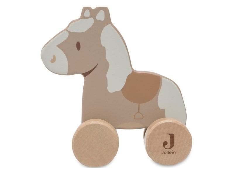 Jollein Pferd auf Rädern Holz-Spielzeug