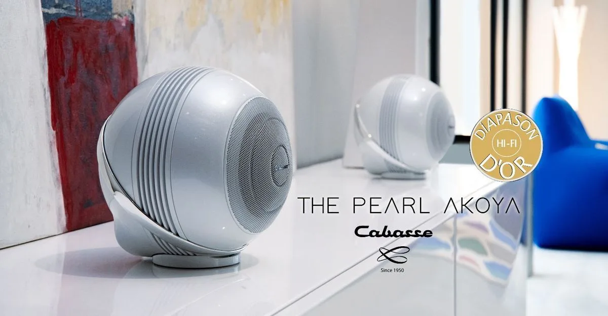 Cabasse The Pearl Akoya Blanc Enceintes sans fil hi-fi