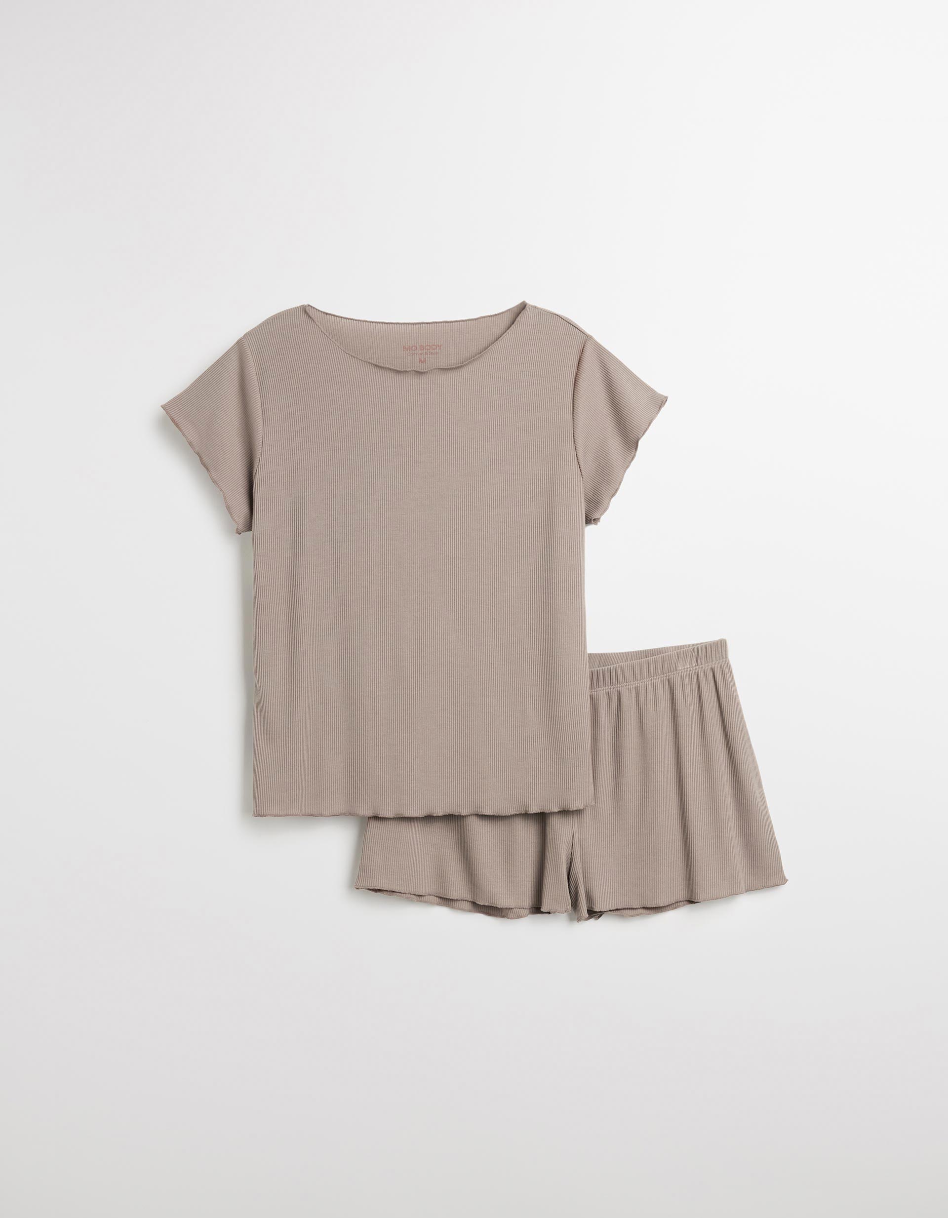 Pijama Jersey, Mulher, Cinzento