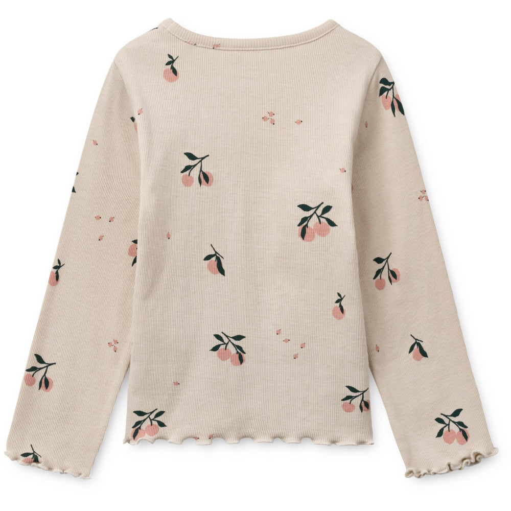 Køb LIEWOOD Peach / Sea Shell Nieve Printed Longsleeve Rib Bluse