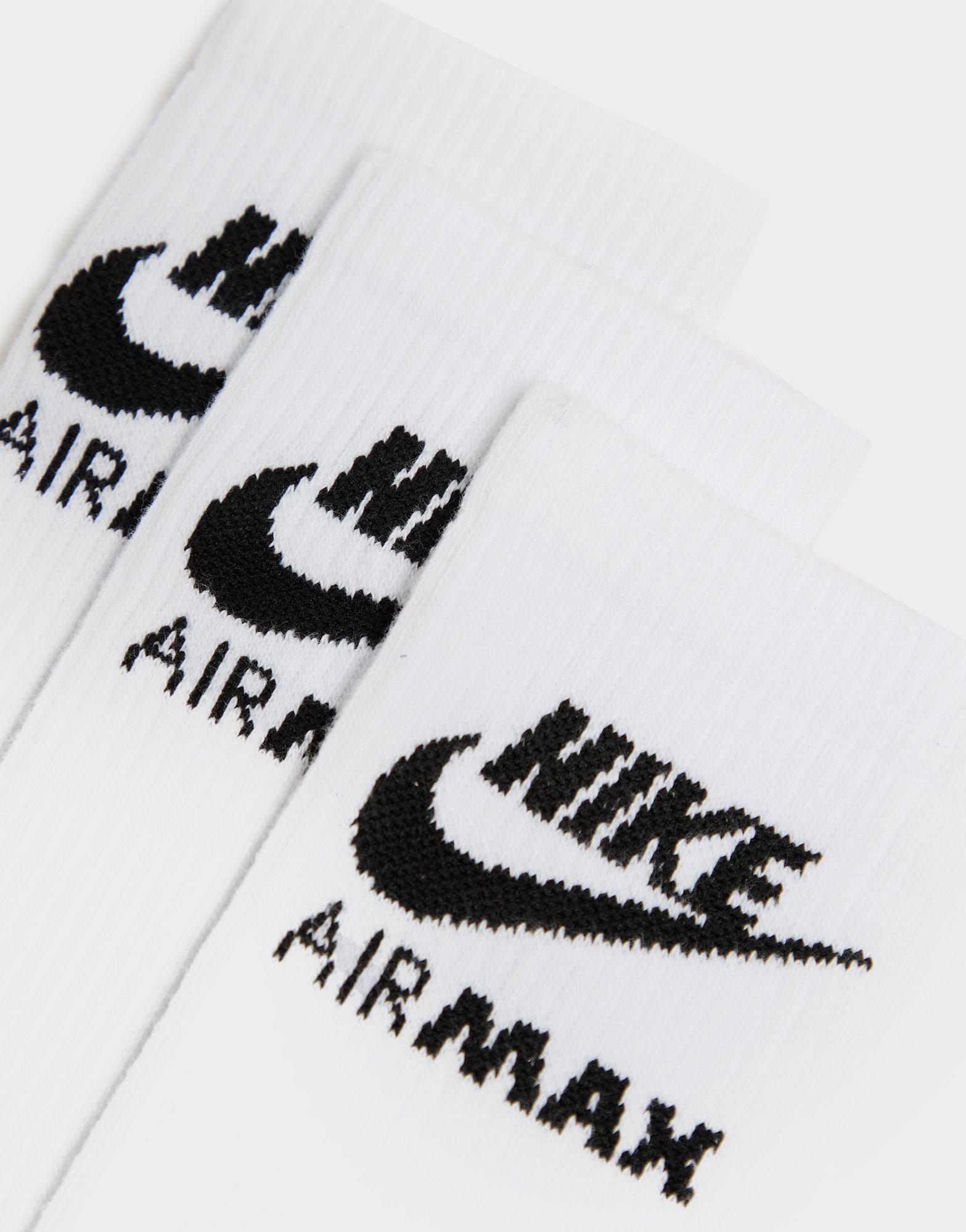 Nike Lot de 3 paires de chaussettes Air Max Crew