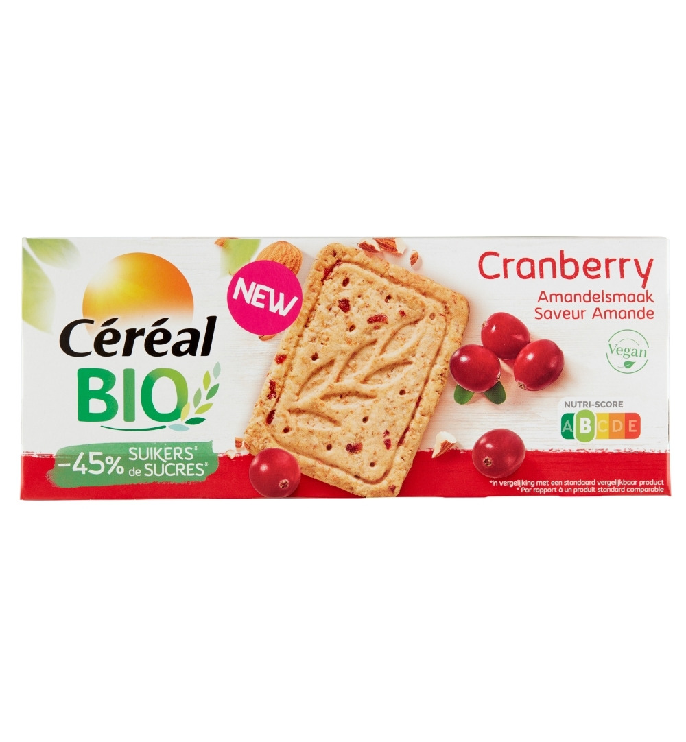 Céréal Bio Cranberry amandelen (132 gr)