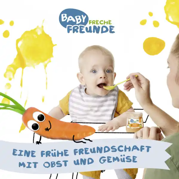 Bio Babybrei Birne, Banane & Karotte