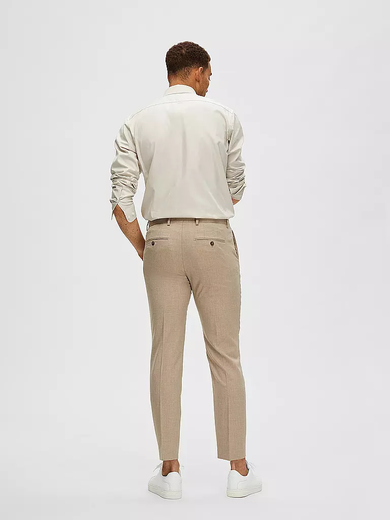 SELECTED Anzughose SLHSLIM beige