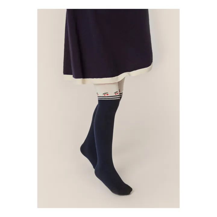 Konges Sløjd Lot 2 Paires Collants Coton Bio Lapis | Beige