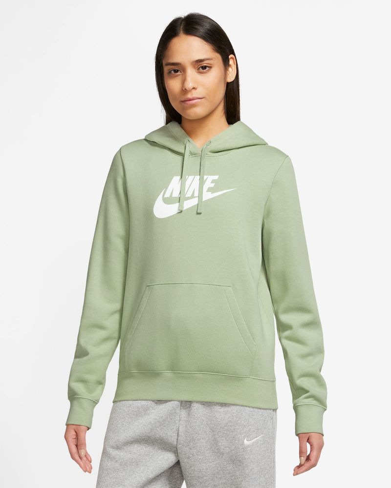 Sweat à capuche Nike Sportswear Club Fleece Vert Clair pour femme