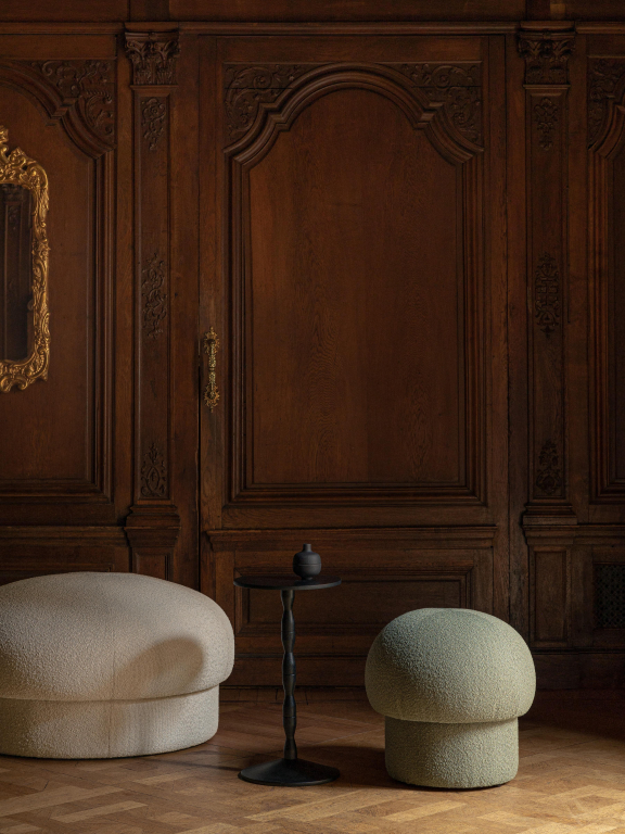 Design House Stockholm Uno poef 50 brown