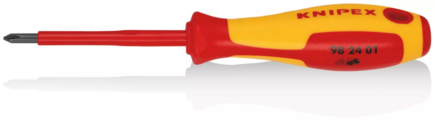 Knipex 98 24 01 Schroevendraaier - Phillips - PH1 x 80mm