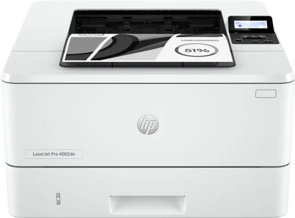 HP LaserJet Pro 4002dn - Printer - S/H - Duplex - laser - A4/Legal - 4800 x 600 dpi - op til 40 spm - kapacitet: 350 ark - USB 2.0, Gigabit LAN