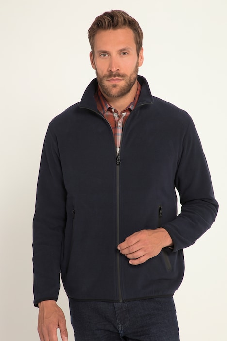 Fleecejacke, Stehkragen, Funktions-Zipper