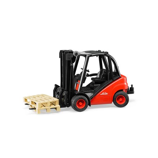 Bruder Linde H30D Gaffeltruck Med Paller