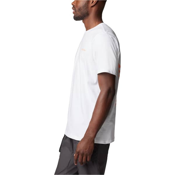 T-shirt COLUMBIA EXPLORERS CANYON BACK SHORT SLEEVE TEE WHITE/BEARLY TRIBE