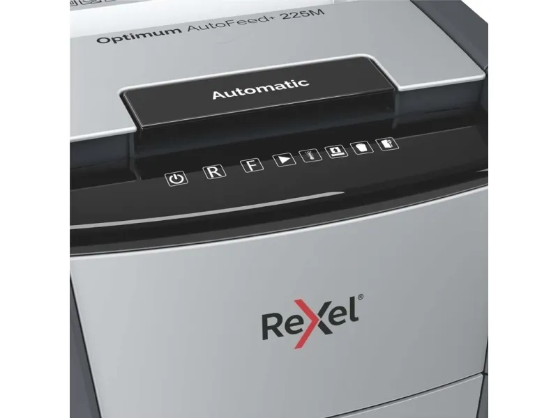 Makulator Rexel Optimum AutoFeed  225M mikromakulering 2x15 mm (P-5)