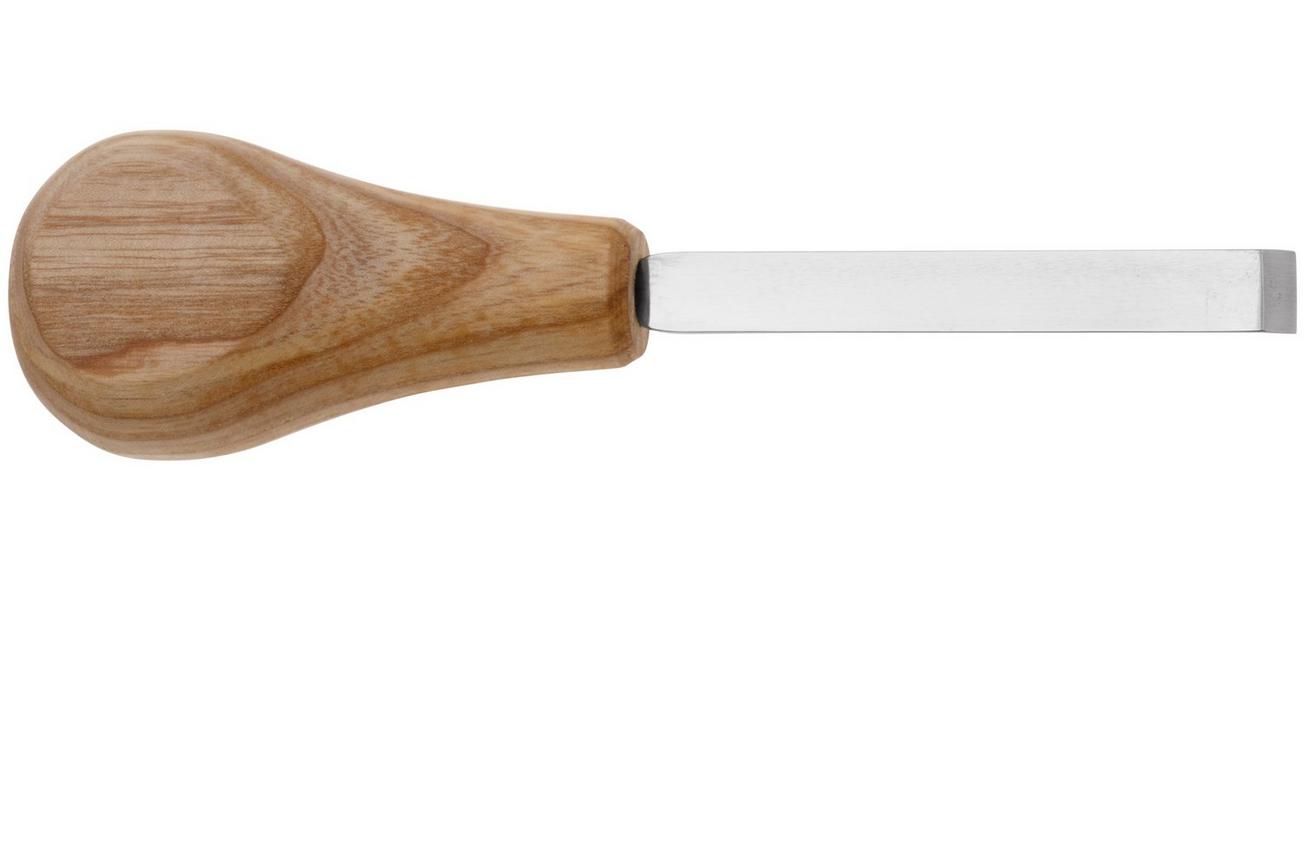 BeaverCraft Palm Chisel P1-10 Straight Flat Sweep No. 1, 10 mm, handguts