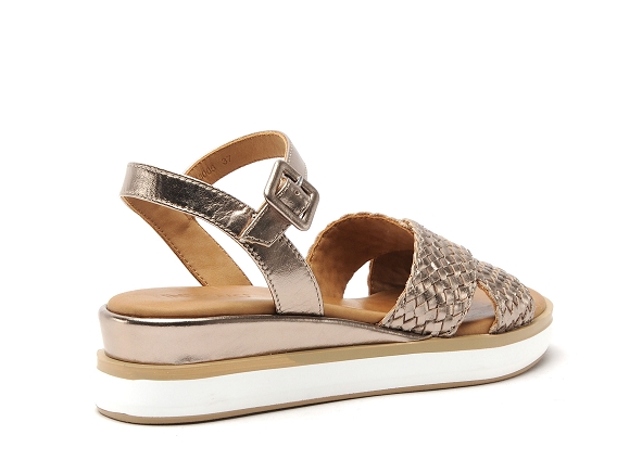 Inuovo nu pieds plats femme 113065 bronze