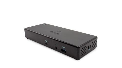 i-tec TB3CDUALDPDOCKPD, Ledningsført, Thunderbolt 3, 85 W, 3,5 mm, 10,100,1000