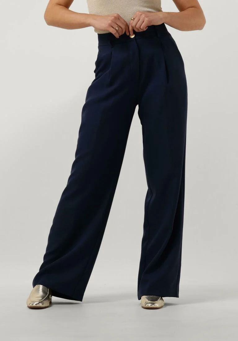 ACCESS blauwe access wijde broek pants wide-leg