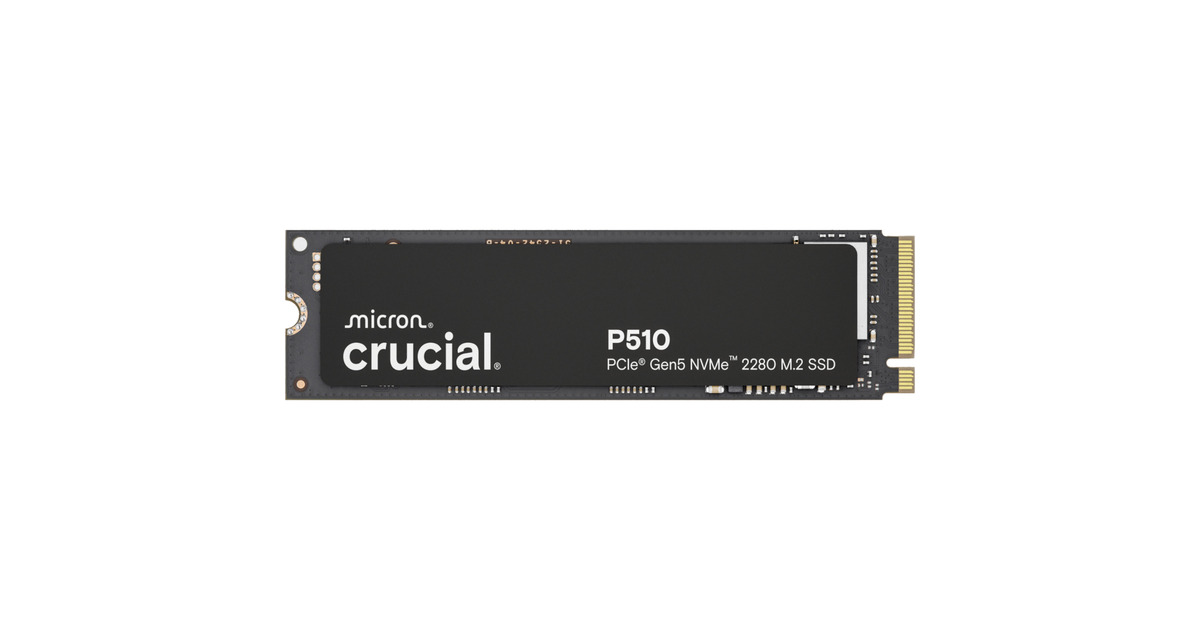 CrucialP510 1 TB SSD  (Zwart, CT1000P510SSD8, PCIe 5.0)