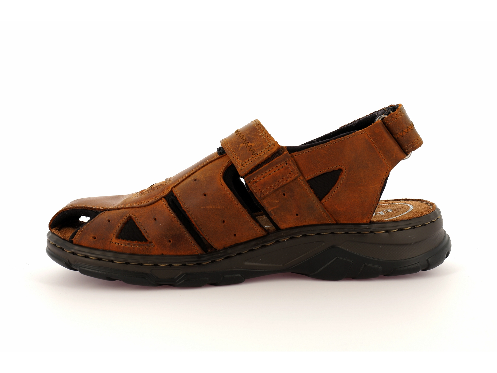 Tbs-JOCELIN Cuir gras Marron Foncé