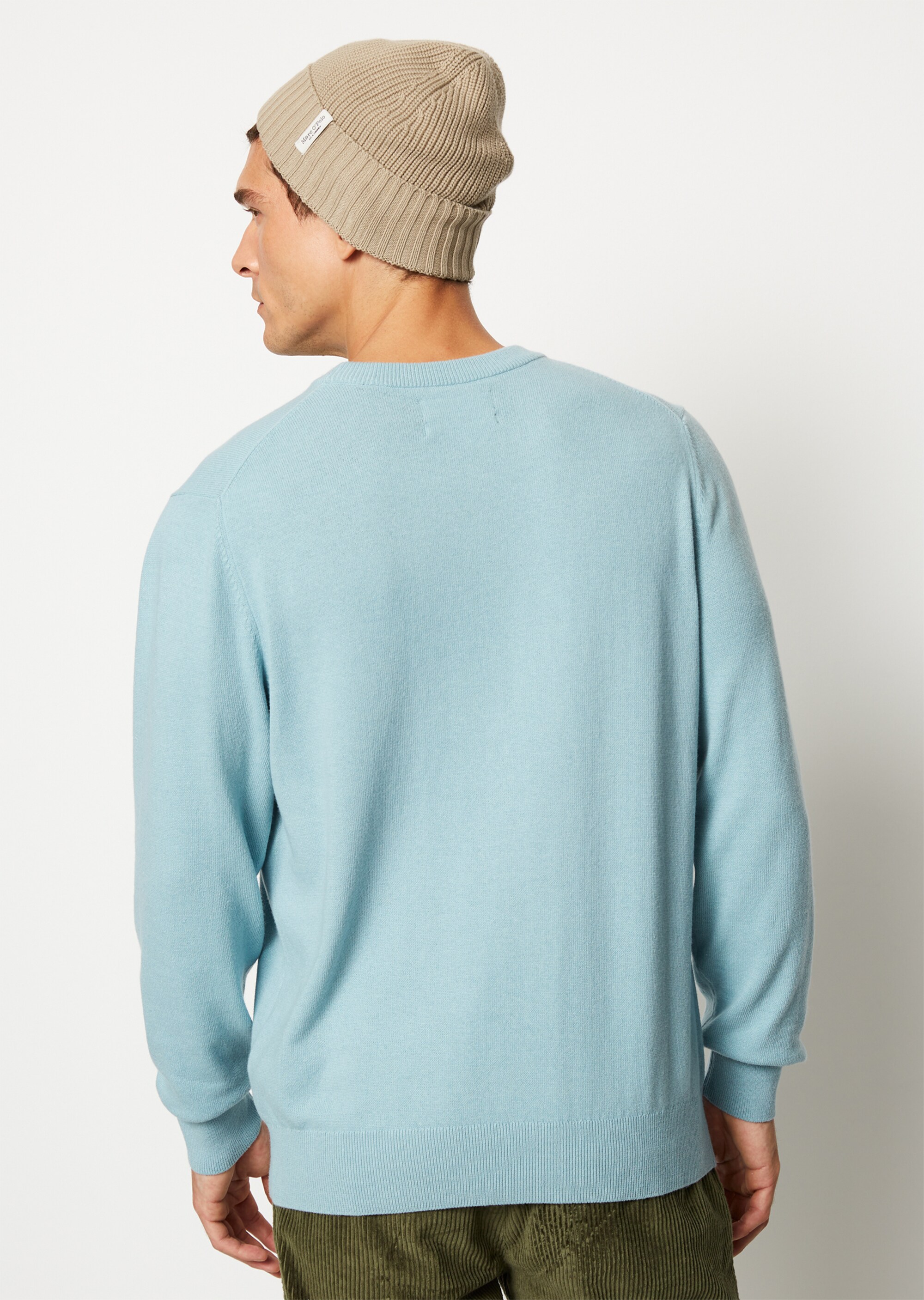 Pullover regular aus softem Bauwolle-Schurwolle-Mix