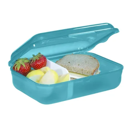 Step by Step Lunchbox mit Trennwand Tropical Chameleon, türkis