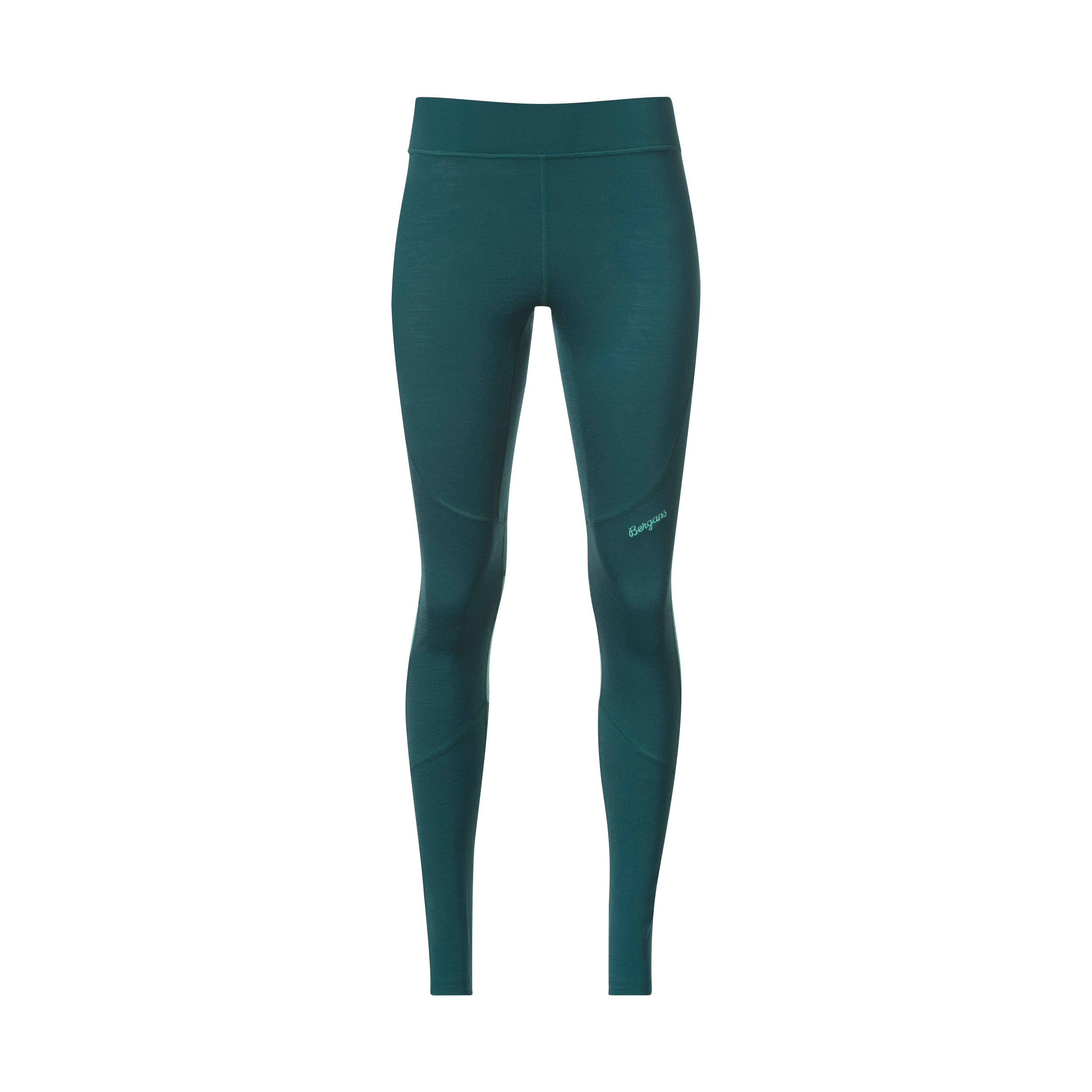 Inner:Pure Merino Tights Women Malachite Green / Light Malachite Green