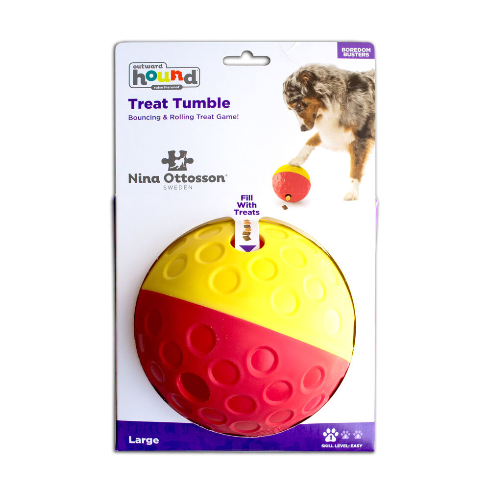 Nina Ottosson Treat Tumble - Puzzel - Hondenspeelgoed - roze - 14.6x25.4x15.9 cm - L