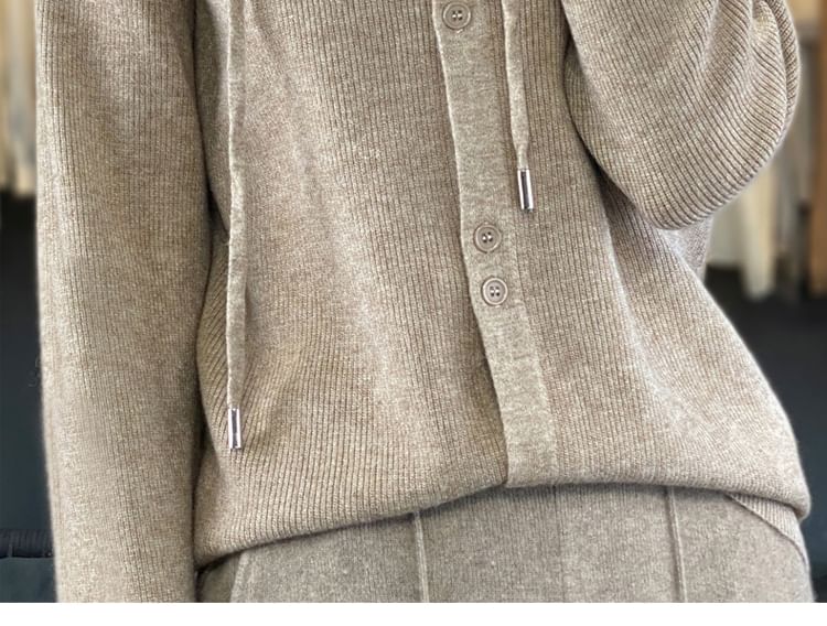 Weelop - Effen vest met capuchon