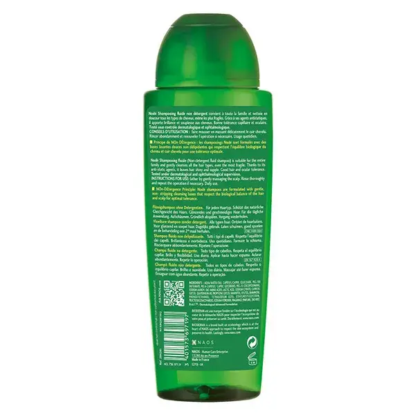 Bioderma Nodé Shampoo Suave para Todos os Tipos de Cabelo, Pacote com 2 x 400ml