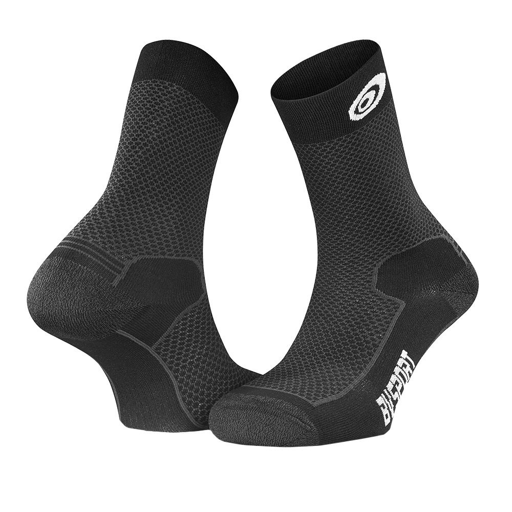 BV Sport DOUBLE POLYAMIDE EVO - Chaussettes noir/gris