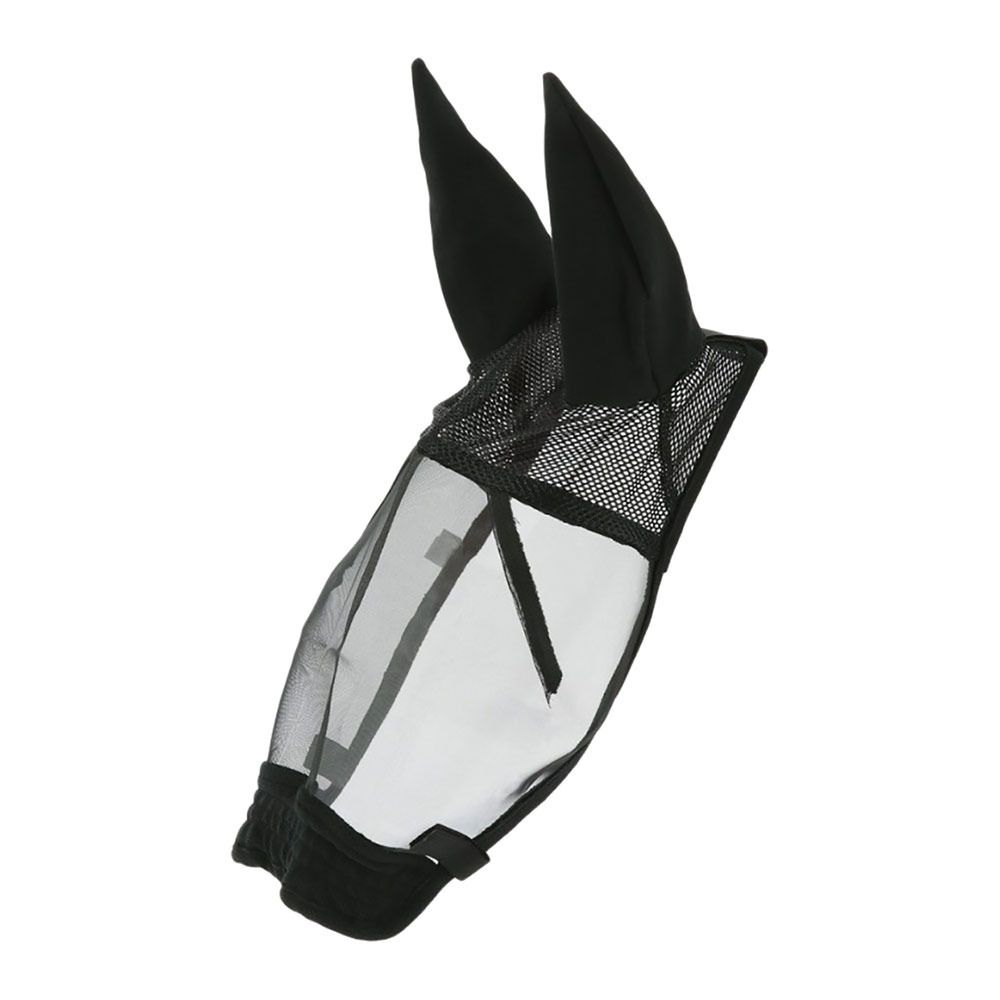 Equitheme TRAINING - Masque anti-mouches noir