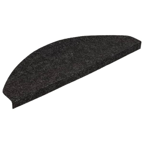 vidaXL Selvklebende trappematter 15 stk 65x22,5x3,5 cm antrasitt