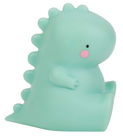A Little Lovely Company Lampe - 12,5 cm - T-Rex -  Grøn
