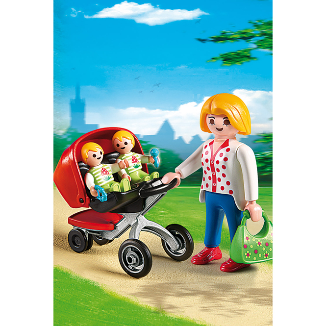 PLAYMOBIL® 5573 - Zwillingskinderwagen - Playmobil City Life