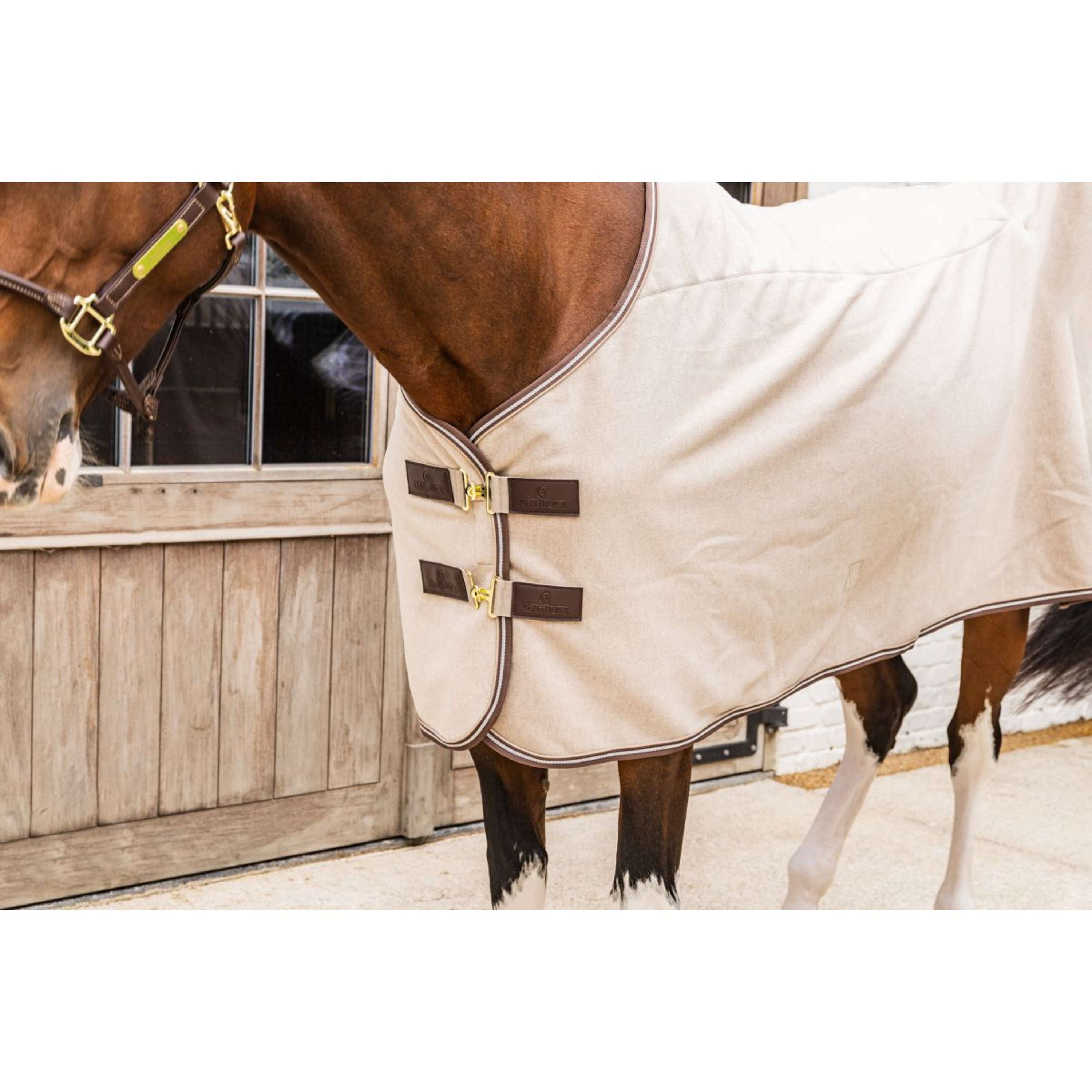 Kentucky Fleecedeken Heavy Melange Beige