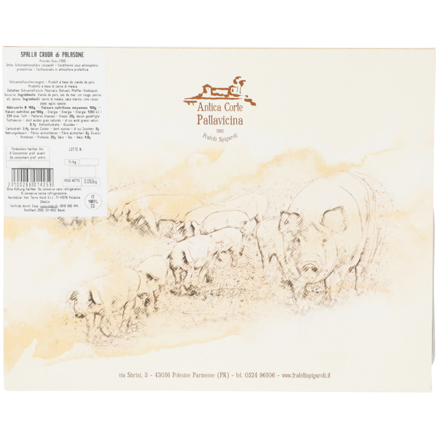 Slow Food Spalla Cruda ca. 90g