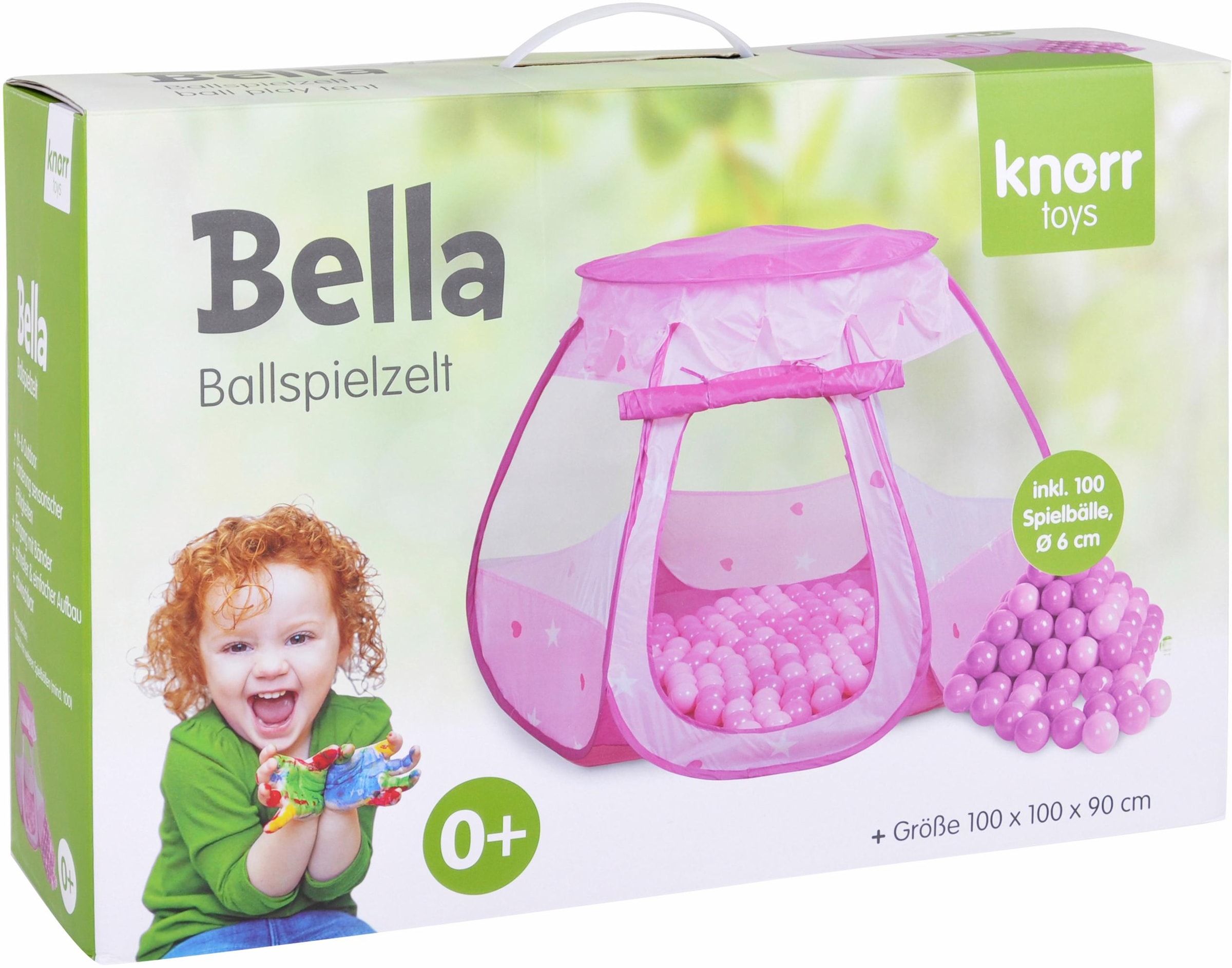 Knorrtoys® Bällebad »Bella« mit 100 Bällen