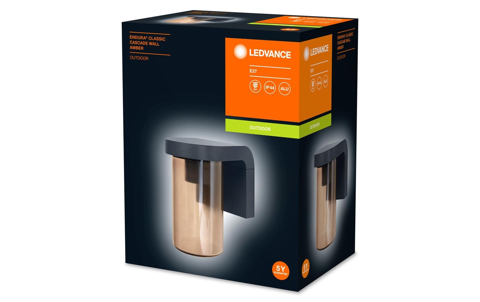 LED Wandleuchte »Endura Classic Cascade Wall, E27, Grau« E27