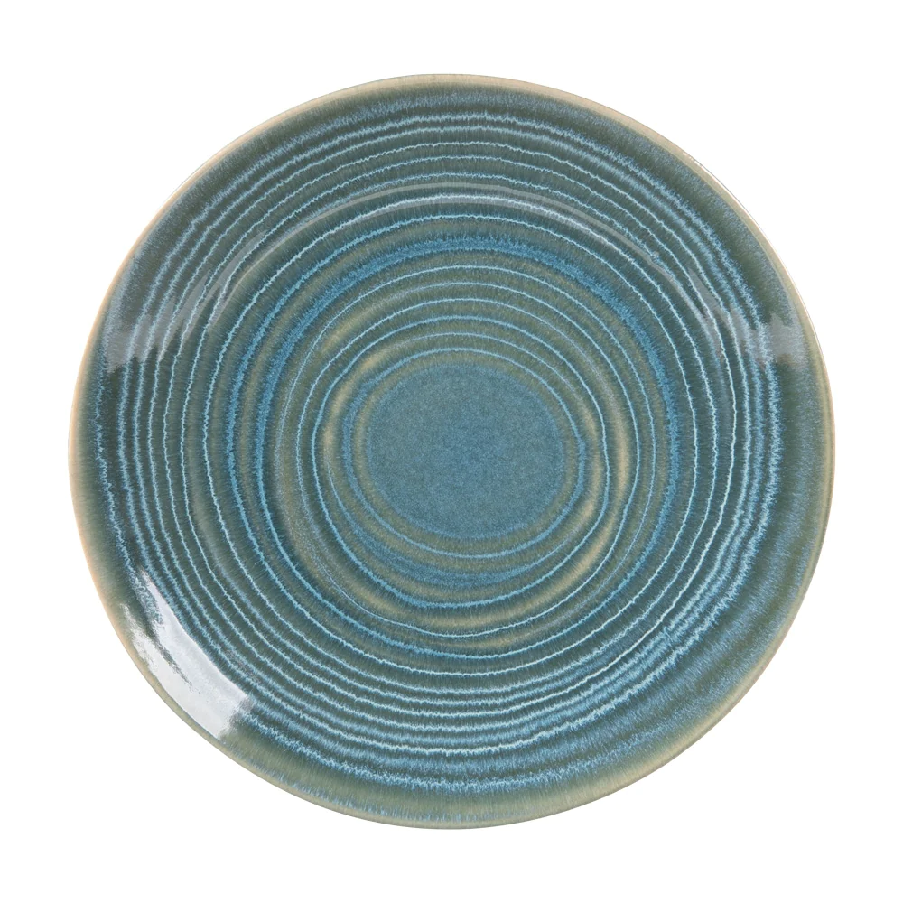 Assiette plate moon lagon 27 cm (lot de 6) Table passion
