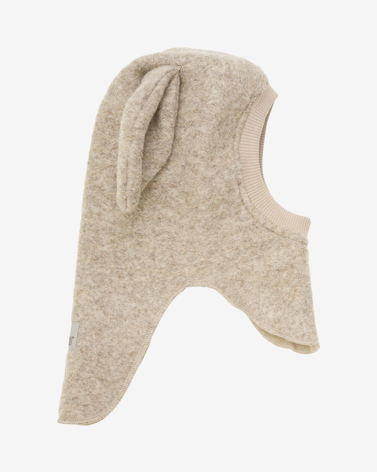 Balaclava Ull 2-lags – Kaninører, Børstet Ullfleece | Ears Wool