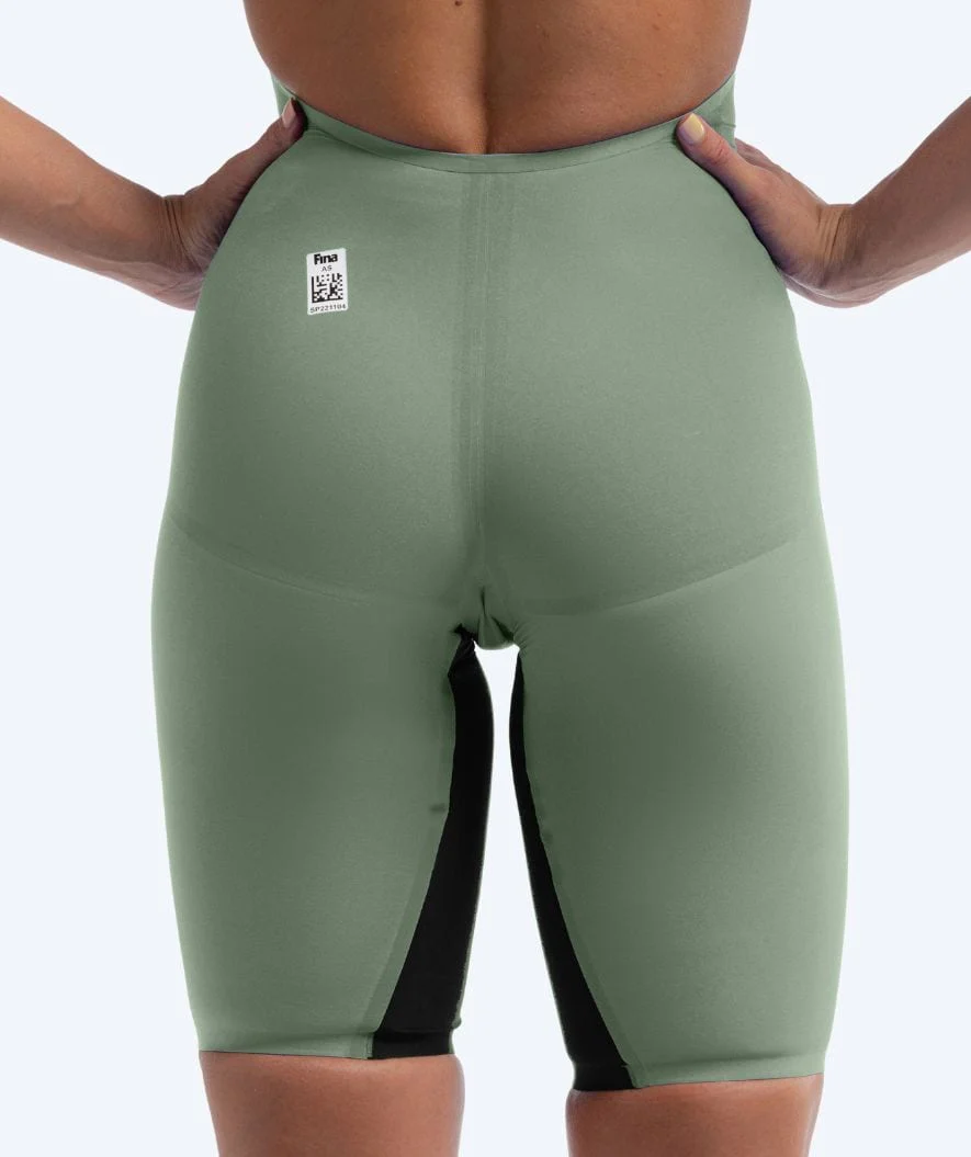 Speedo konkurrence badedragt til damer - LZR Pure Valor 2.0 - Grøn/sort