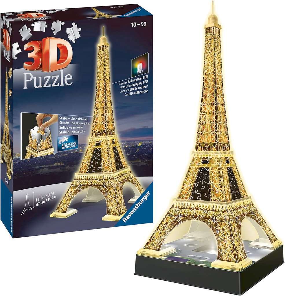 Ravensburger Spiel Eiffelturm bei Nacht