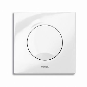 Wisa XS bedieningsplaat Maro urinoir 16x16cm kunststof wit