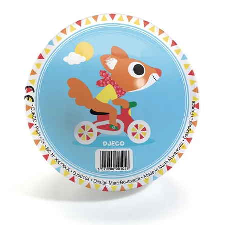 Djeco Spielball: Cute race Ball - 12 cm ø