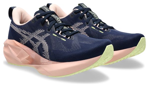 Chaussures Running Asics Novablast 5 Bleu/Rose Femme
