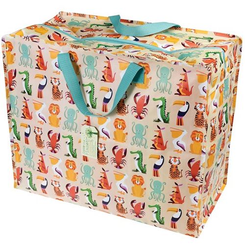 Rex london jumbo opbergtas colourful creatures