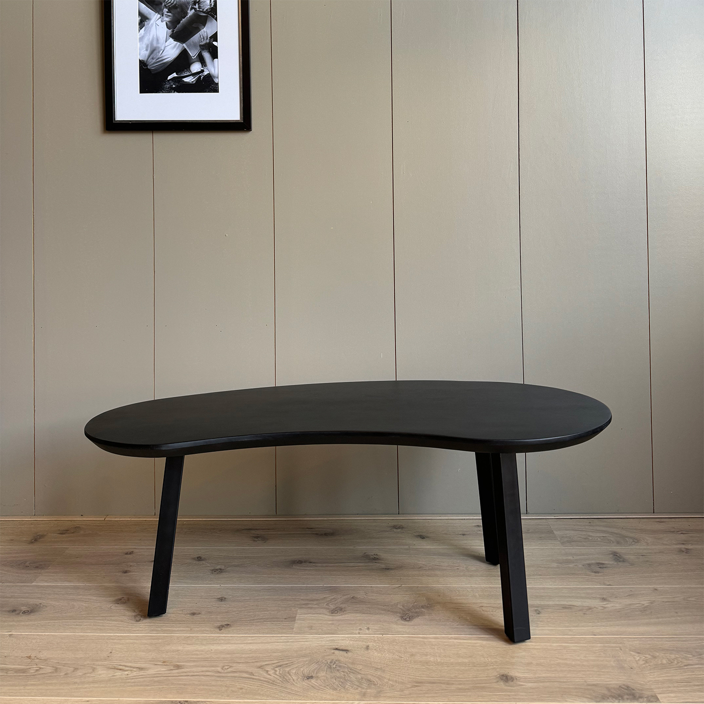 Old Inn wonen salontafel organisch zwart