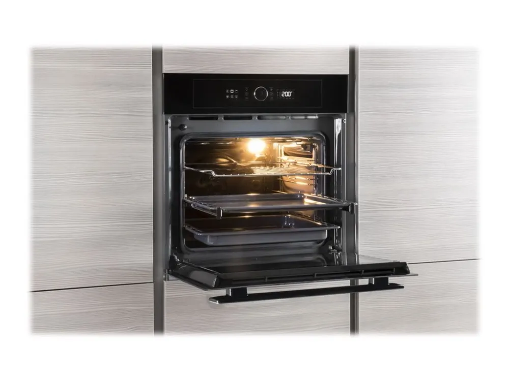 Whirlpool AKZ 6230 NB - Ovn - til indbygning - niche - bredde: 56 cm - dybde: 55 cm - højde: 60 cm - med selv-rengøring - Klasse A  - sort